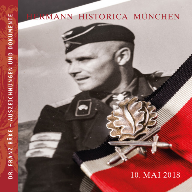 Dr. Franz Bäke - Auszeichnungen und Dokumente des hochdekorierten Panzergenerals
