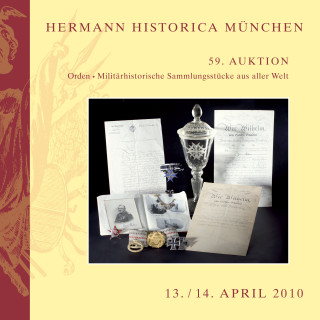 Orden & militärhistorische Sammlungsstücke (inkl. Deutschland bis 1918)